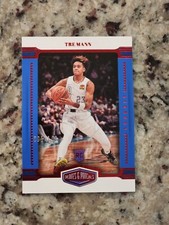 2021-22 Panini Chronicles Plates and Red /149 Tre Mann #417 Rookie Patch RC