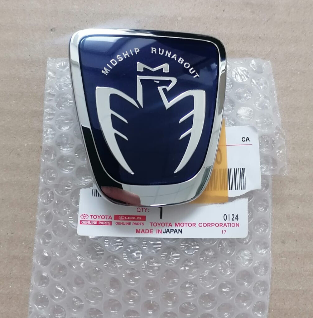 For Toyota MR2 Spyder MR-S Midship Runabout Blue Front Emblem