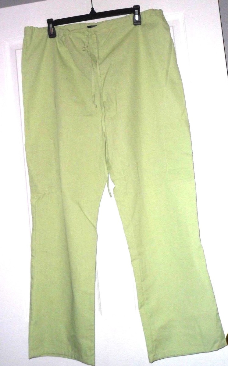 ABSOLUTE UNSEX SCRUB PANTS SIZE L MINT GREEN LIGHTWEIGHT NWT | eBay
