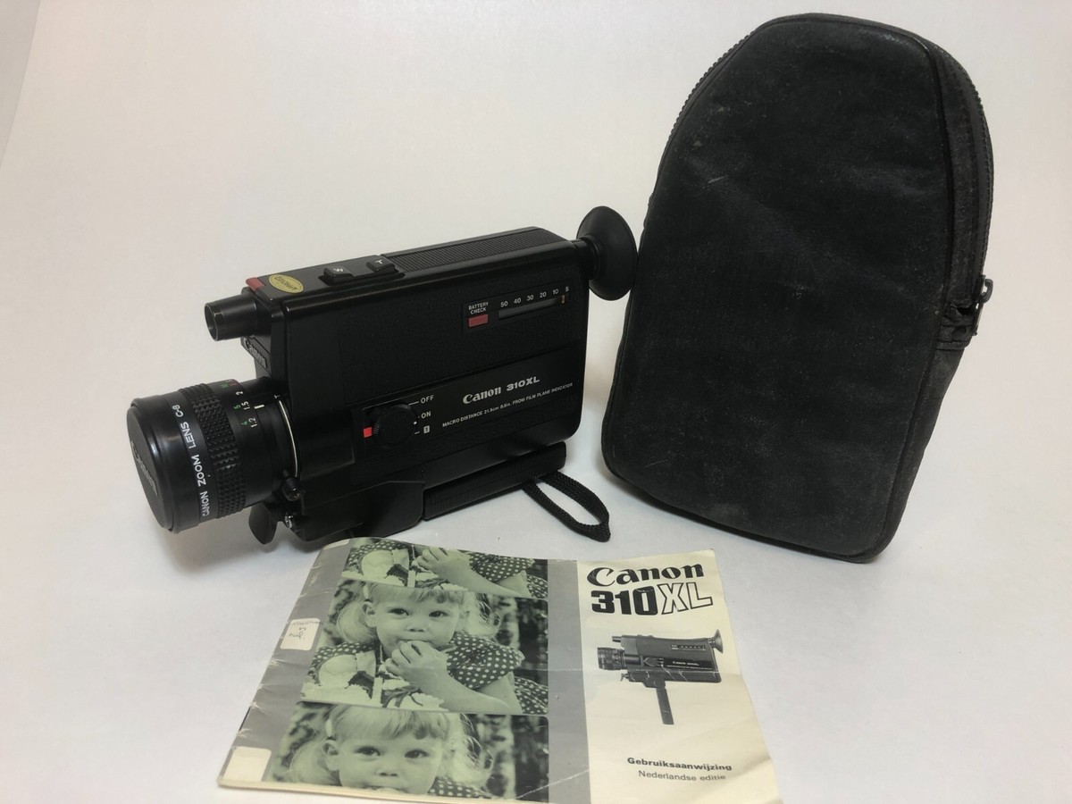 Canon 310XL Super 8 Movie Camera with bag | eBay