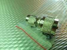 (1) TNC Male To PL259 Male RF Connector Antenna Coaxial Adapter