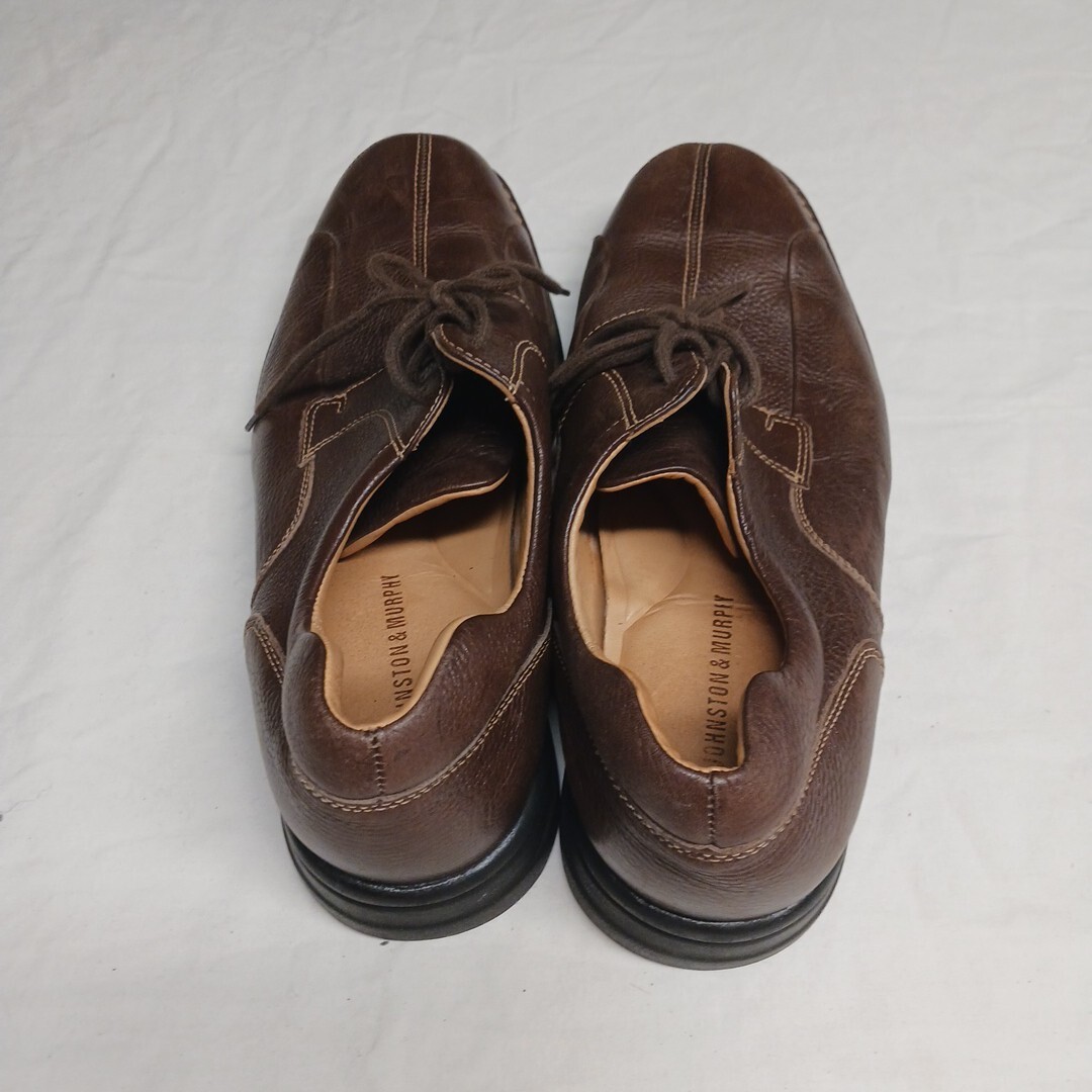 SAOLA Scarpe eleganti Johnston & Murphy in pelle nera Brasile da uomo taglia 12M pelle di pecora