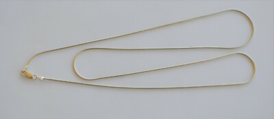 Vintage Sterling Silver Snake Chain Necklace .925 Italy 24