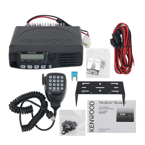 TM-281A 136-174MHZ HF Nadajnik-odbiornik Radio mobilne Radio samochodowe Stacja 65W 10-50KM US - Zdjęcie 11 z 13