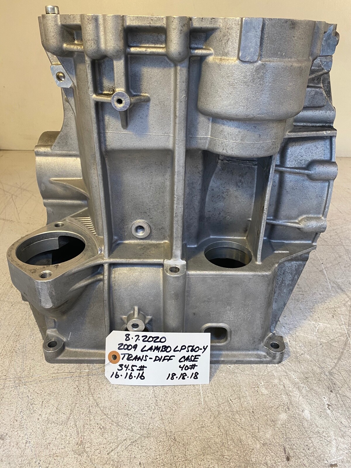 2009 Lamborghini Gallardo LP560-4 - Used Trans / Differential Case - 086300046H