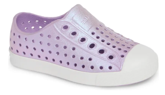 purple native shoes