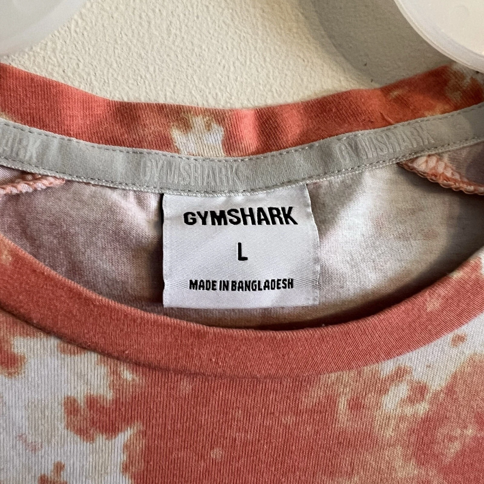 gymshark tye dye athletic workout performance base-layer