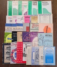 Huge Lot Piano Sheet Music Organist Hymns Gospels Ministry Reflections PLZ READ
