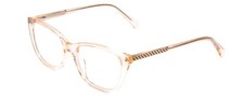 Calabria Viv Collection 886 Cat-Eye Reading Glasses 7.00 Shiny Crystal Light Br