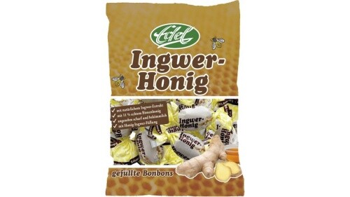 Edel Ingwer-Honig-Bonbons, 90g Bonbons mit Ingwer und 11,6% Honig Ginger & Honey