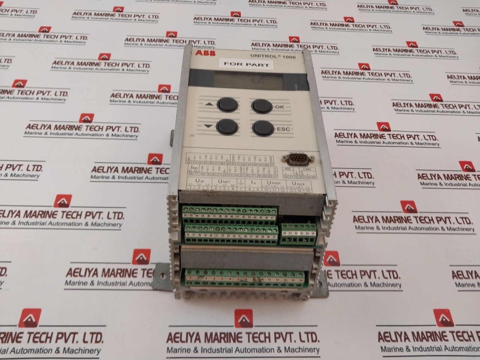 ABB UNITROL 1000 3BHE014557R0003Automatic Voltage Regulator (Not Working)