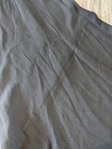 Massimo Dutti Limited Edition Women's Black Midi Linen Shift Dress Size L NWT - Picture 15 of 24