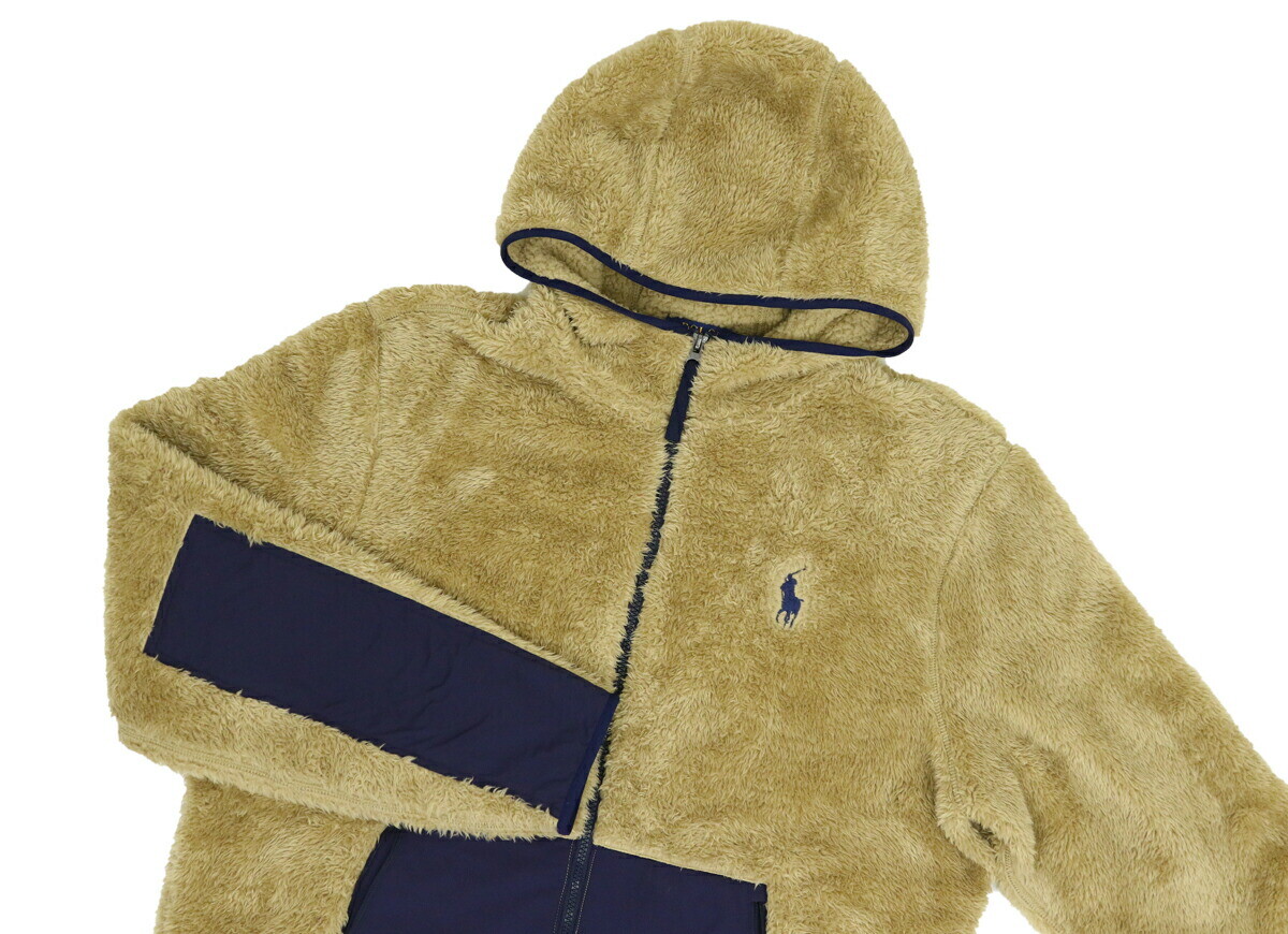Polo Ralph Lauren Big Pony Hooded Vintage Full Zip Fleece Jacket