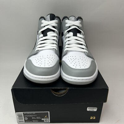 Nike Air Jordan 1 Mid “Light Smoke Grey/ Anthracite” 554724-078
