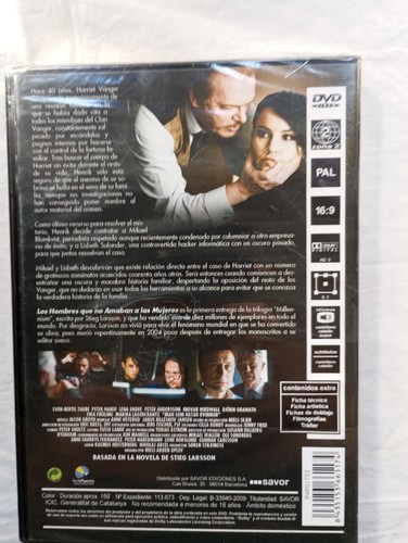 Millennium 1 All Men That No Loved A Las Mujeres-Stieg Larsson New - Picture 3 of 4
