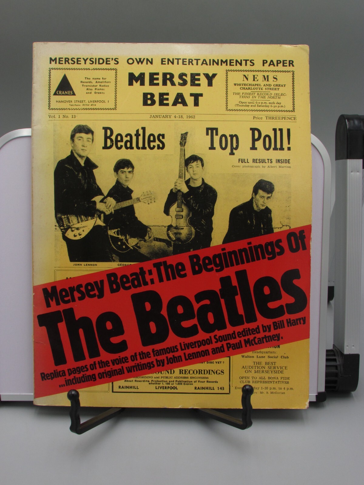 1977 REPLICA JANUARY 4-18 1962 MERSEY BEAT MAGAZINE THE BEATLES LENNON  MCCARTNEY | eBay