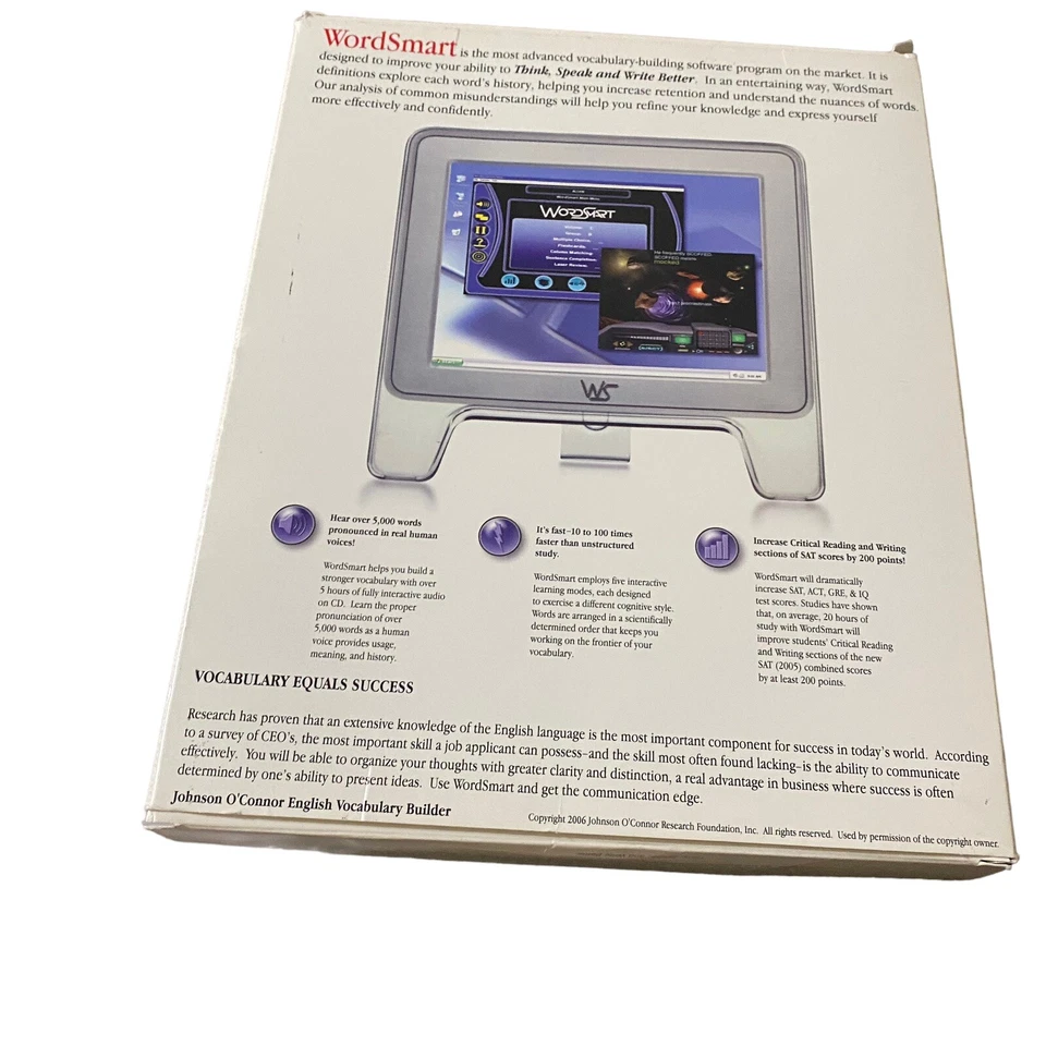 Wordsmart Scholastic assessment test software  - Image 3 of 3