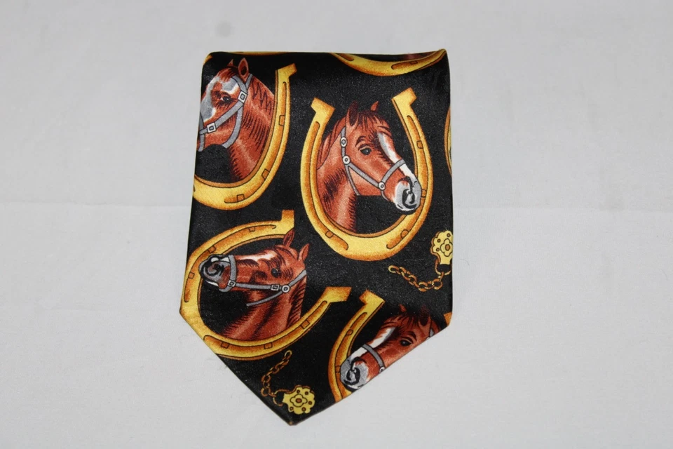 EVERYDAY Made in Korea 100% Polyester Equestrian Horse Shoe Tie Animal — 第 2/4 张图片