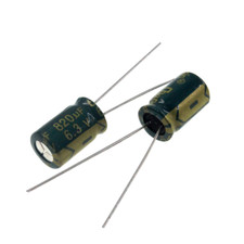 680uF 820uF 1000uF 1500uF 2200uF 3300uF 4700uF 6.3V Electrolytic Capacitor