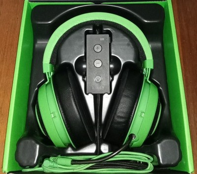 RAZER KRAKEN TOURNAMENT EDITION PRO Gaming Wired Headset Headphones Green Black