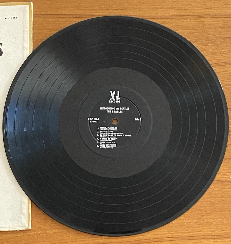 Introducing The Beatles: 1964 Silver VeeJay VJLP 1062 Orig Mono *Ships Free - Image 4 of 4