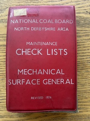 NCB North Derbyshire Area Mechanical Surface General - Mining / Miners Interest