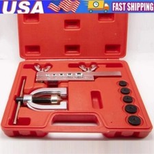 Brake Line Flaring Tool Double Flaring Tool Kit Copper Aluminum Soft Steel Brak Brake Line Flaring Tool Double Flaring Tool Kit Copper Aluminum Soft Steel Brak