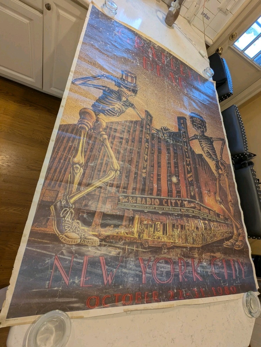 HUGE Grateful Dead Poster 39x55