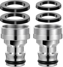 2 Pack Dishwasher Faucet Adapter Dishwasher Snap Adapter Connection Portable