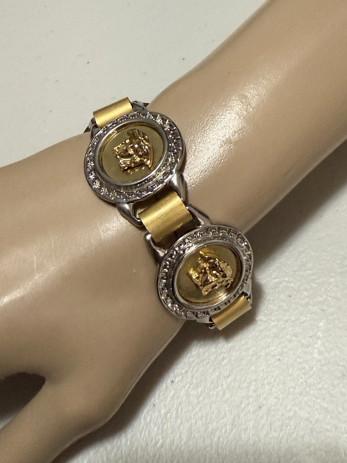 Bracciale Medusa Vintage Gianni Versace Argento Oro