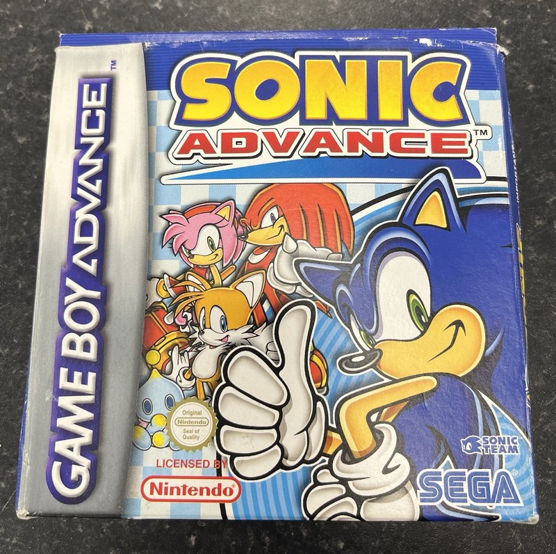 SONIC Advance - Nintendo Game Boy Advance Boxed Game With Booklet