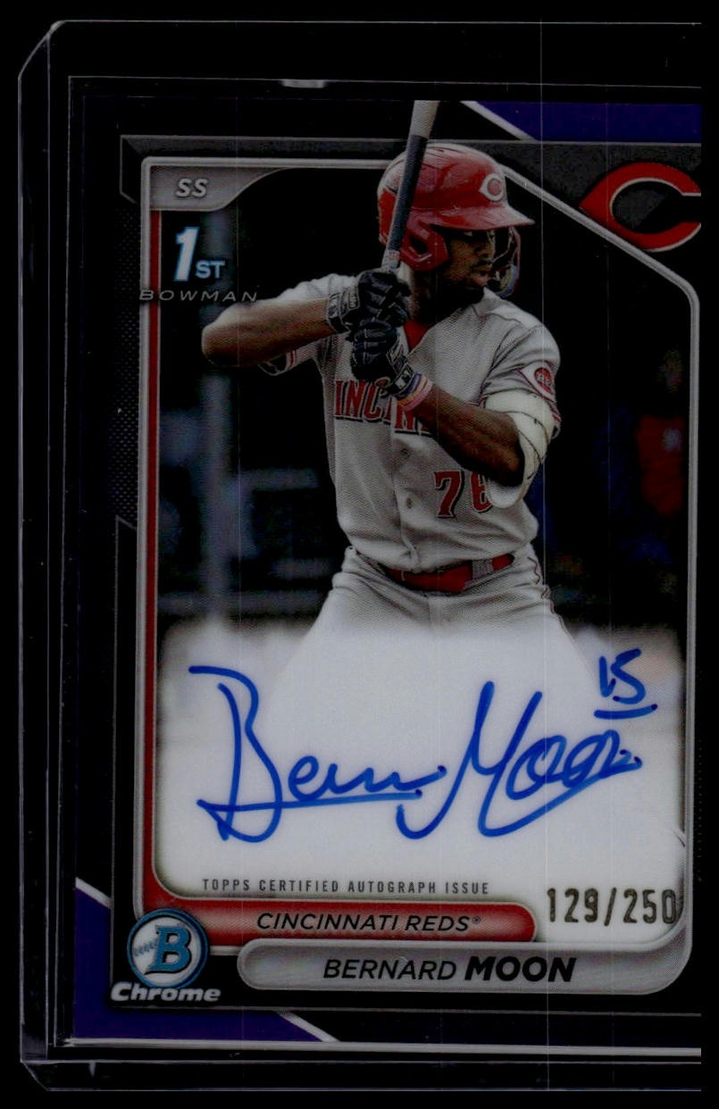 2024 Bowman Chrome #CPA-BMO Bernard Moon Prospect Auto Purple Ref #/250