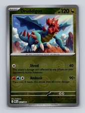 Druddigon 071 2025 Pokemon S&V White Flare Poke Ball Reverse Holo Rare Card NM+