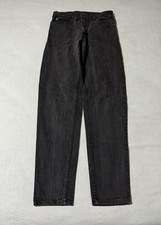 Vintage Levi’s 550 Black Tab Black Jeans 32x35 Paper Tag USA MADE Grunge