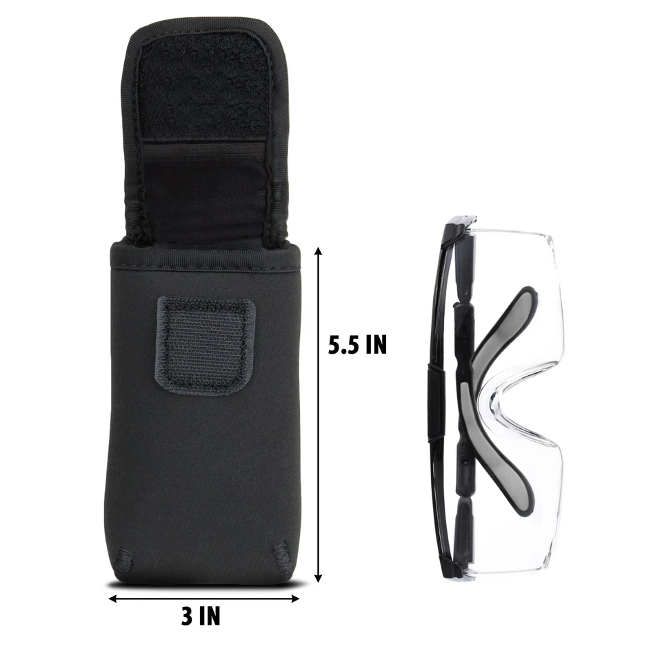 Estuche para gafas de seguridad y tiro USA Gear para gafas protectoras Foto 3 de 4