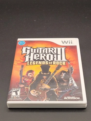 Guitar Hero III Legends of Rock - Nintendo Wii - Authentic - CIB - NTSC/US