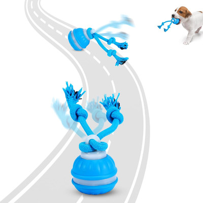 Interactive Dog Toy with Automatic Motion-Activated Squeaky Sound & Stimulation,