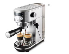 Machine à expresso compacte Neretva 20 bars avec affichage LED et mousseur à lai