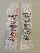 Crazy Straws Creature Eye Frankenstein Eye Lot of 2 Taco Bell