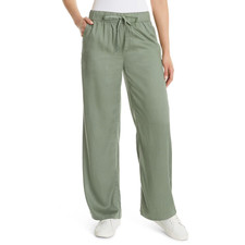 Pantalón ligero de sarga Nine West para mujer talla grande oliva
