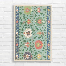Elegant Floral Tapestry Canvas Print Large Picture Wall Art