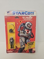 Starcom Coleco SGT. Von Rodd 1986 Gunner/Starmada AS IS READ DESCRIPTION 