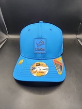 Detroit Lions 2025 New Era 39THIRTY Sideline Medium Blue Stretch Fit Hat NFL NWT