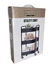 Home ESSENTIALS Utility Metal CART with Wheels Home Goods