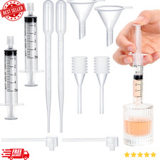 10PCS Perfume Refill Tool Kit Travel Atomizer Syringe Funnel Pump Transfer Set