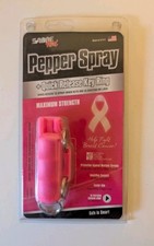 Sabre Red Hot Pink Pepper Spray w/ Quick Release Keyring Self Defense