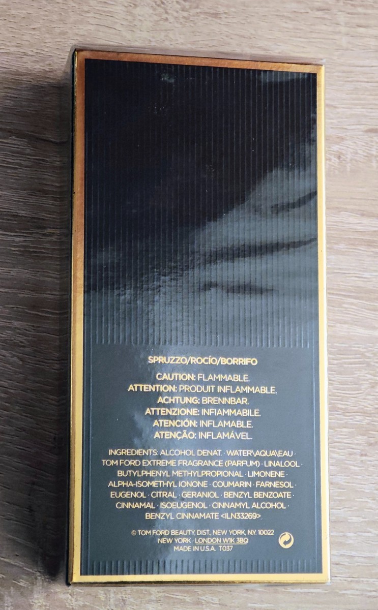Discontinued Tom Ford Exreme For Men 50ml 1.7 fl oz EDT Spray