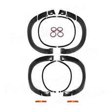 Wheel Fender Flare Kit W/ LED Hellcat Demon Style For 2015-2023 Dodge Challenger