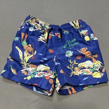 Polo Ralph Lauren Polo Bear Traveler Swim Trunks SCUBA BEAR Toddler Boy Size 4T