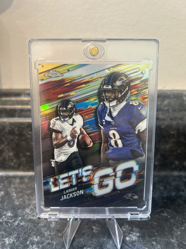 2025 Topps Chrome Lamar Jackson Base (RAW)